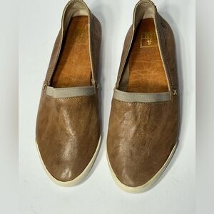 Frye womens Brown Leather Slip-On Shoes